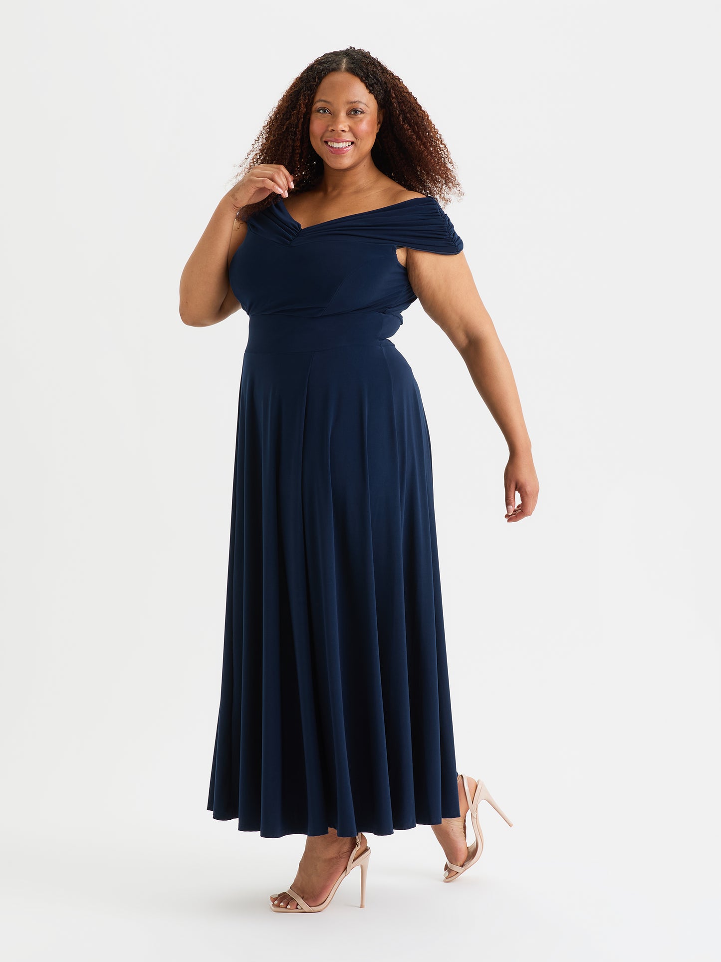 Bardot Navy Maxi Dress