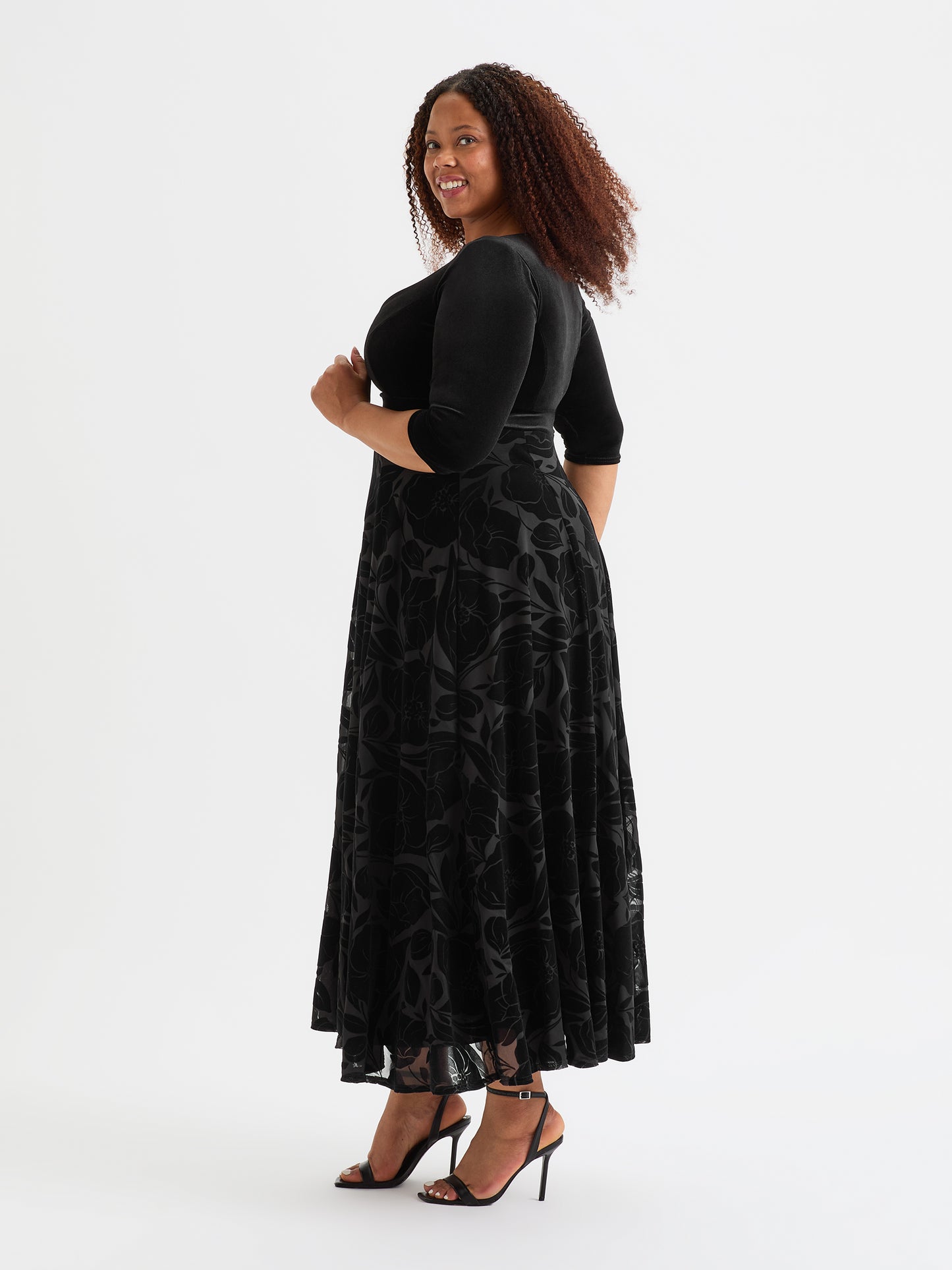 Black Velvet 2-in-1 with Flock Skirt