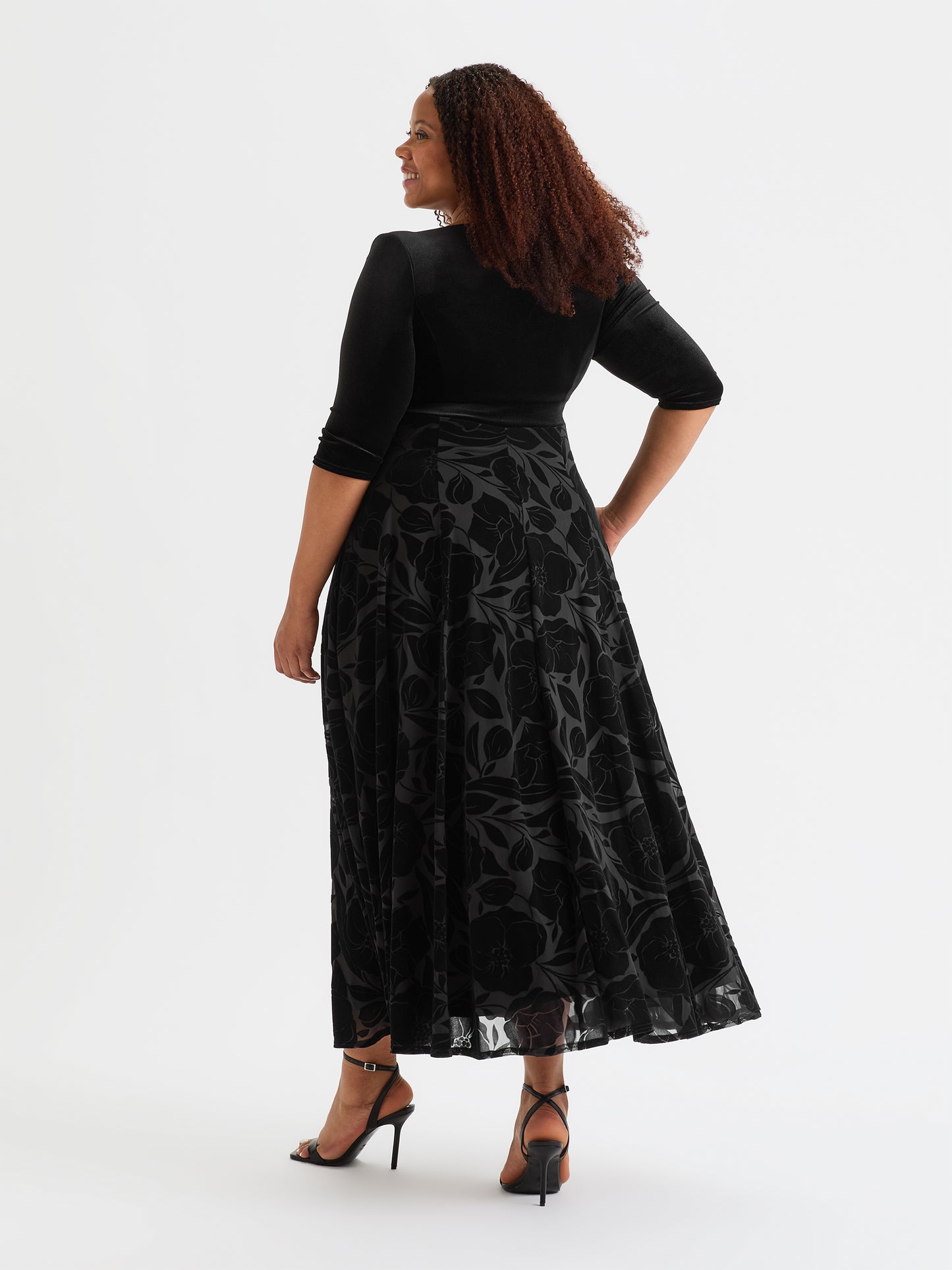 Black Velvet 2-in-1 with Flock Skirt