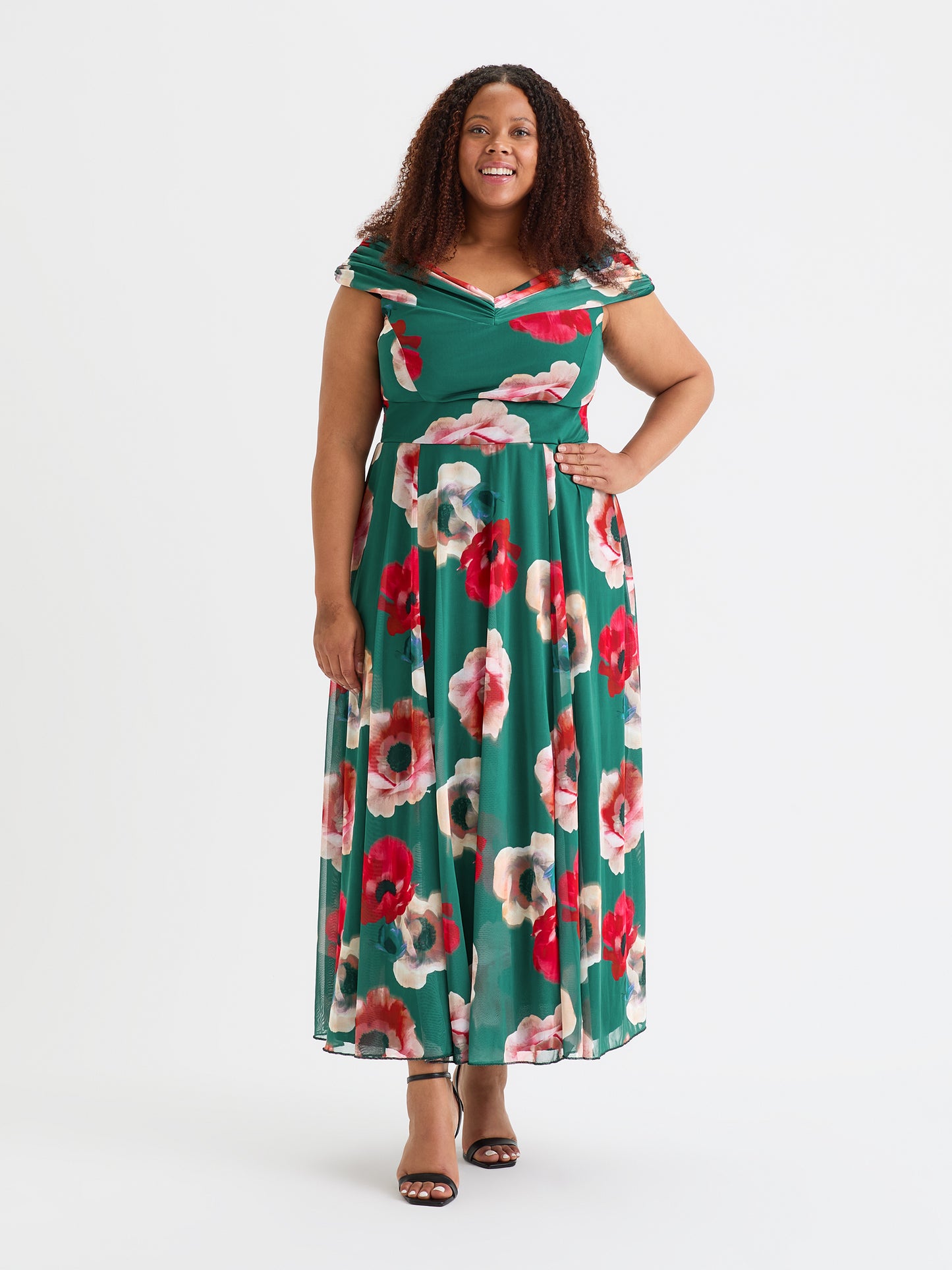 Maxi dresses plus size with sleeves hotsell